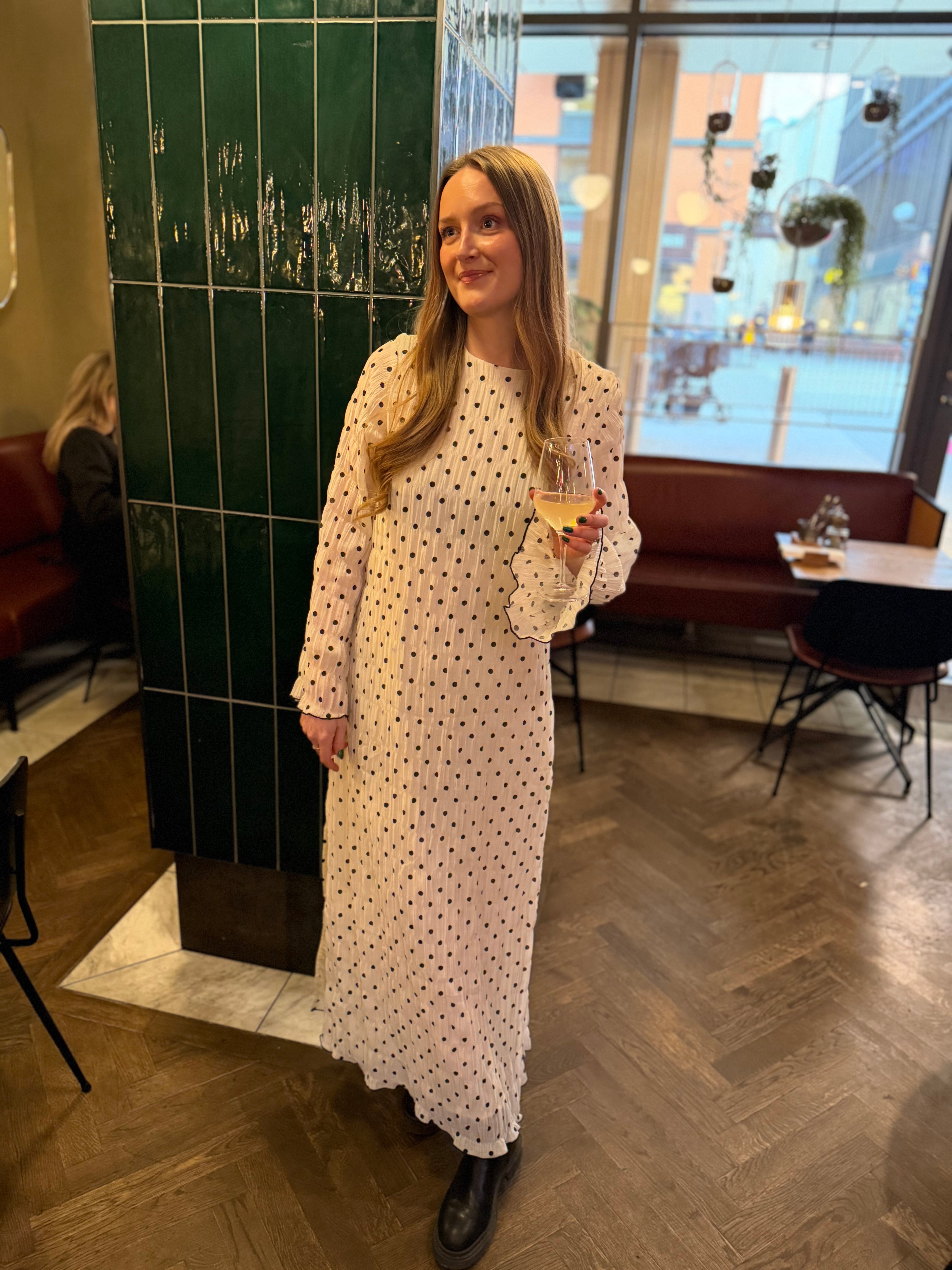 VIEBLA Midi Dress - Cloud Dancer